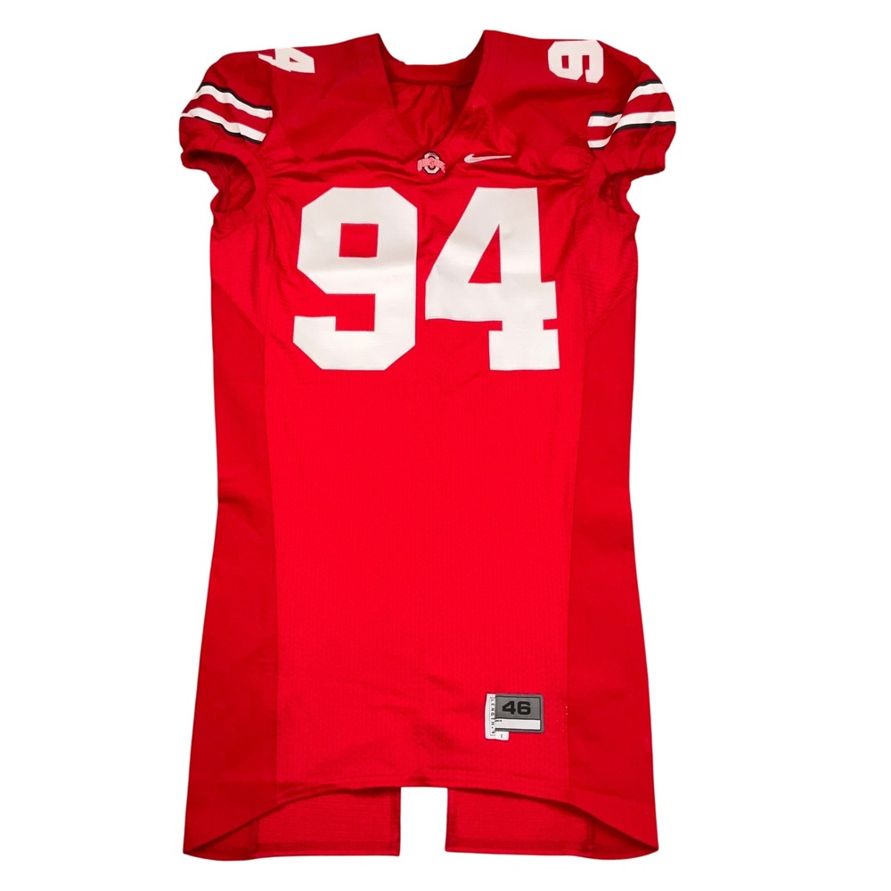 Nike Ohio State Buckeyes Football Game/Practice Jersey Men L Red Team Issued 94